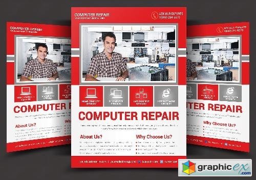 Computer & Mobile Repair Flyer Computer & Mobile Repair Flyer